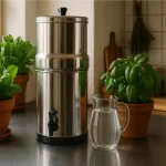 Organic-Vegetables-With-Gravity-Water-Filter-To-Reduce-Microplastics